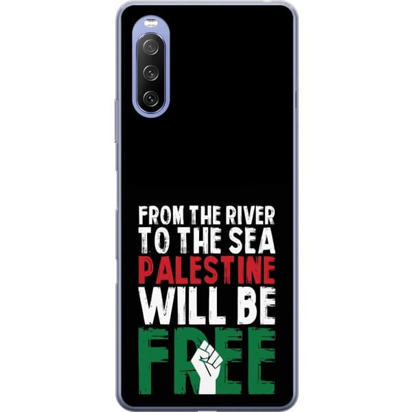 Sony Xperia 10 III Gennemsigtig cover Fri Palæstina