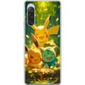 Miniatyrbilde 1 av 3: Sony Xperia 10 V Gjennomsiktig deksel Pixelmonster spillstil - fargerik design for retro-elskende spillere