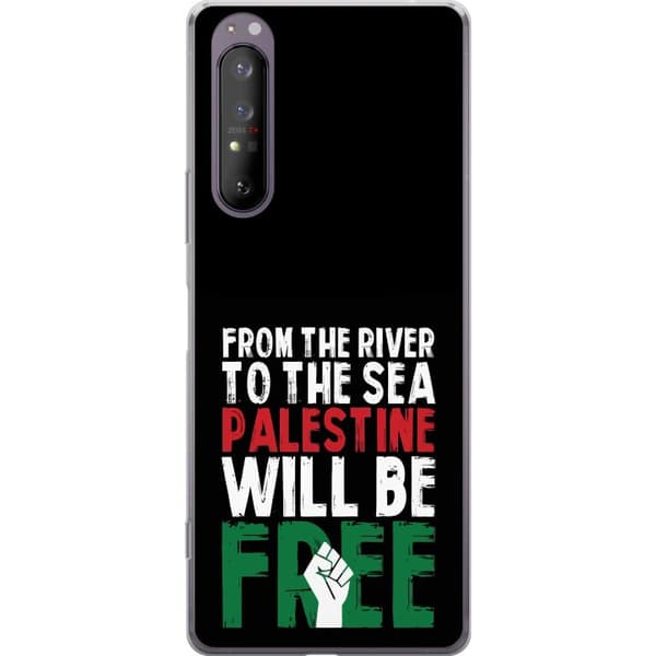 Sony Xperia 1 II Gennemsigtig cover Fri Palæstina