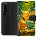 Miniatyrbilde 1 av 3: Sony Xperia 1 IV Lommeboketui Pixelmonster spillstil - fargerik design for retro-elskende spillere