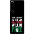 Miniatyrbild 1 av 3: Sony Xperia 1 IV Genomskinligt Skal Free Palestine – politiskt statement med kraftfullt grafiskt uttryck