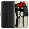 Miniatyrbilde 1 av 3: Sony Xperia 1 V Lommeboketui Hand knyttet i Palestinas farger - kraftig symbol for frihetsbevegelsen