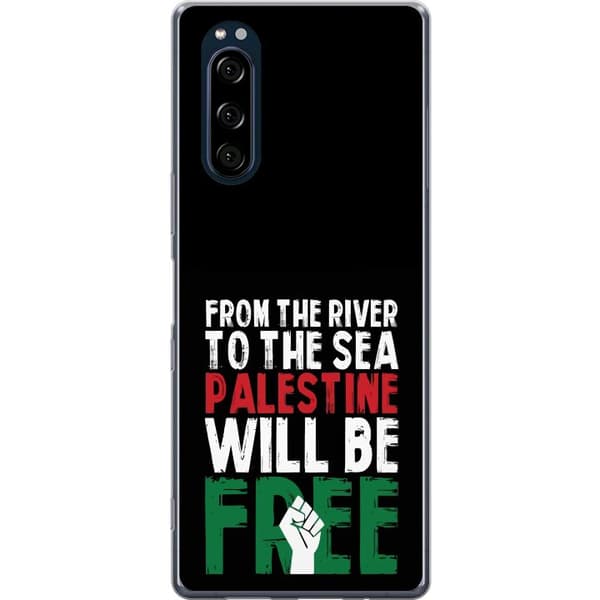 Sony Xperia 5 Gennemsigtig cover Fri Palæstina