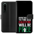 Miniatyrbild 1 av 3: Sony Xperia 5 III Plånboksfodral Free Palestine – politiskt statement med kraftfullt grafiskt uttryck