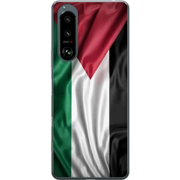 Sony Xperia 5 III Läpinäkyvä kuori Palestiinan lippu – ikoninen vapauden symboli punaisessa, mustassa, valkoisessa ja vihreässä