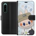 Miniatyrbillede 1 af 3: Sony Xperia 5 IV Tegnebogsetui Labubu med hat - Pop Mart figur Mr. Butcher i retro-stil med karakter