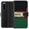 Miniatyrbilde 1 av 3: Sony Xperia 5 IV Lommeboketui Stå opp for Palestina - solidaritetsdesign med en sterk melding