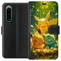 Miniatyrbilde 1 av 3: Sony Xperia 5 IV Lommeboketui Pixelmonster spillstil - fargerik design for retro-elskende spillere