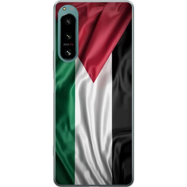 Sony Xperia 5 IV Läpinäkyvä kuori Palestiinan lippu – ikoninen vapauden symboli punaisessa, mustassa, valkoisessa ja vihreässä