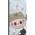 Miniatyrbild 3 av 3: Sony Xperia XA2 Plånboksfodral Labubu med hatt – Pop Mart-figur Mr. Butcher i retro stil med karaktär