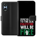 Miniatyrbild 1 av 3: Sony Xperia 5 V Plånboksfodral Free Palestine – politiskt statement med kraftfullt grafiskt uttryck