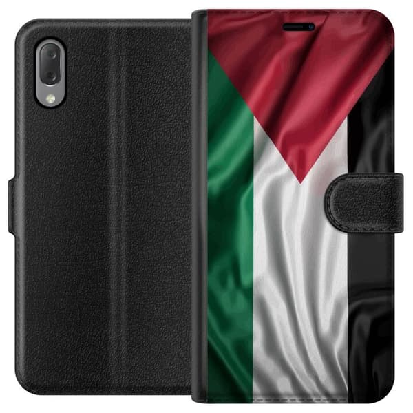 Sony Xperia L3 Lommeboketui Palestinaflagget – ikoniskt symbol på frihet i rødt, svart, hvitt og grønt