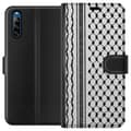 Miniatyrbillede 1 af 3: Sony Xperia L4 Tegnebogsetui Palæstinensisk mønster - inspireret af traditionel stil keffiyeh-stof