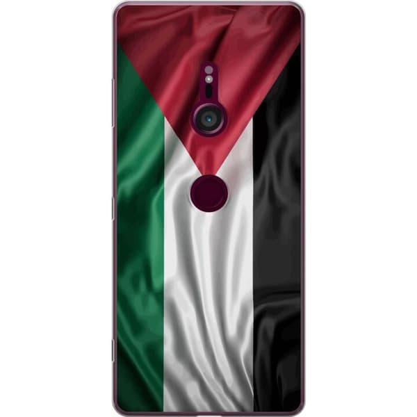 Sony Xperia XZ3 Gennemsigtig cover Palestinaflaget – ikonisk frihedssymbol i rød, sort, hvid og grøn