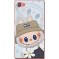 Miniatyrbilde 1 av 3: Sony Xperia Z5 Compact Gjennomsiktig deksel Labubu med hatt - Pop Mart-figur Mr. Butcher i retrostil med karakter