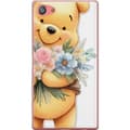 Miniatyrbilde 1 av 3: Sony Xperia Z5 Compact Gjennomsiktig deksel Nalle Puh med blomster - klassisk barnefavoritt i en blomstrende vår miljø