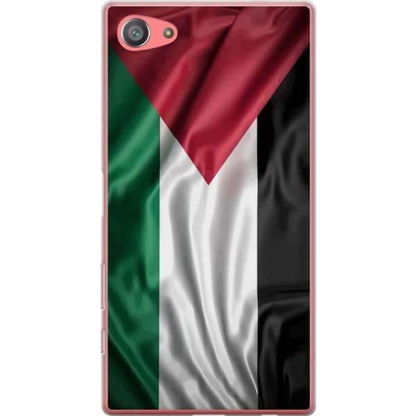 Sony Xperia Z5 Compact Läpinäkyvä kuori Palestiinan lippu – ikoninen vapauden symboli punaisessa, mustassa, valkoisessa ja vihreässä
