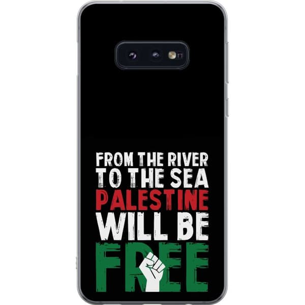 Samsung Galaxy S10e Läpinäkyvä kuori Vapauta Palestiina