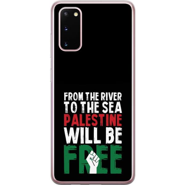 Samsung Galaxy S20 Gjennomsiktig deksel Fri Palestina