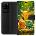 Miniatyrbillede 1 af 3: Samsung Galaxy S20 Ultra Tegnebogsetui Pixelmonster spillestil - farverig design til retro-elskende gamere