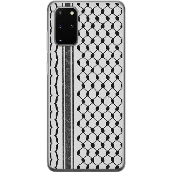 Samsung Galaxy S20+ Gennemsigtig cover Palæstinensisk mønster - inspireret af traditionel stil keffiyeh-stof
