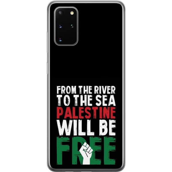 Samsung Galaxy S20+ Läpinäkyvä kuori Vapauta Palestiina