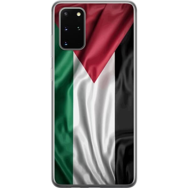 Samsung Galaxy S20+ Läpinäkyvä kuori Palestiinan lippu – ikoninen vapauden symboli punaisessa, mustassa, valkoisessa ja vihreässä