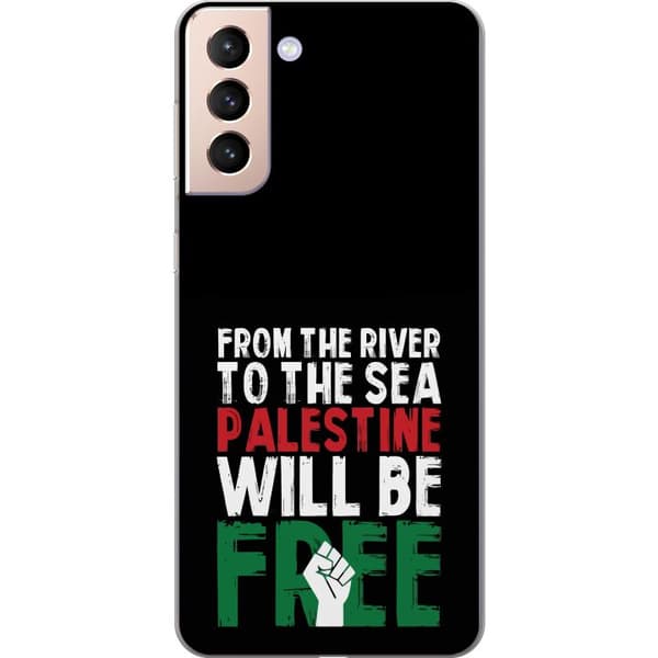 Samsung Galaxy S21 Läpinäkyvä kuori Vapauta Palestiina