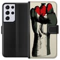 Miniatyrbilde 1 av 3: Samsung Galaxy S21 Ultra 5G Lommeboketui Hand knyttet i Palestinas farger - kraftig symbol for frihetsbevegelsen