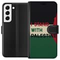 Miniatyrbilde 1 av 3: Samsung Galaxy S22+ 5G Lommeboketui Stå opp for Palestina - solidaritetsdesign med en sterk melding