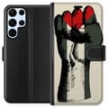 Miniatyrbilde 1 av 3: Samsung Galaxy S22 Ultra 5G Lommeboketui Hand knyttet i Palestinas farger - kraftig symbol for frihetsbevegelsen
