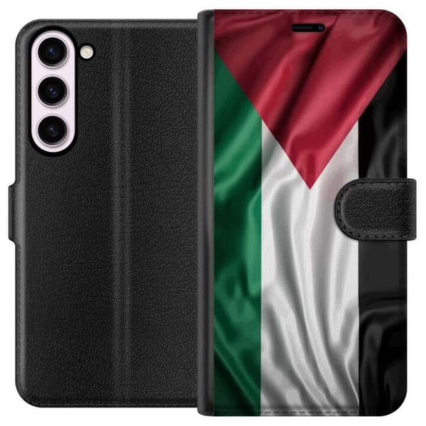 Samsung Galaxy S23+ Lommeboketui Palestinaflagget – ikoniskt symbol på frihet i rødt, svart, hvitt og grønt