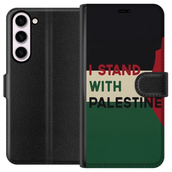Samsung Galaxy S23+ Lommeboketui Stå opp for Palestina - solidaritetsdesign med en sterk melding