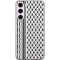 Miniatyrbilde 1 av 3: Samsung Galaxy S23+ Gjennomsiktig deksel Palestinsk mønster - inspirert av tradisjonell stil keffiyeh-stoff
