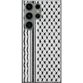 Miniatyrbillede 1 af 3: Samsung Galaxy S23 Ultra Gennemsigtig cover Palæstinensisk mønster - inspireret af traditionel stil keffiyeh-stof