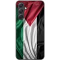 Miniatyrbillede 1 af 3: Samsung Galaxy S24+ Gennemsigtig cover Palestinaflaget – ikonisk frihedssymbol i rød, sort, hvid og grøn