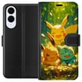 Miniatyrbillede 1 af 3: Samsung Galaxy S25 Edge Tegnebogsetui Pixelmonster spillestil - farverig design til retro-elskende gamere