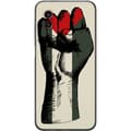 Miniatyrbild 1 av 3: Samsung Galaxy Xcover6 Pro Genomskinligt Skal Hand knuten i Palestinas färger – kraftfull symbol för frihetsrörelsen