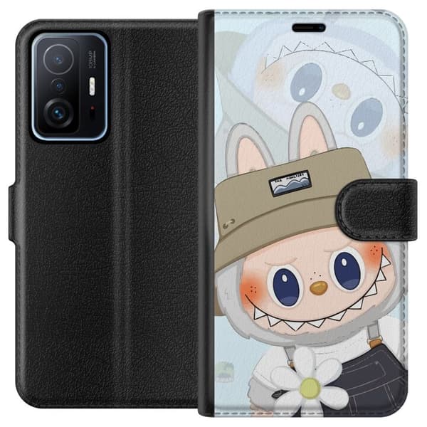 Xiaomi 11T Tegnebogsetui Labubu med hat - Pop Mart figur Mr. Butcher i retro-stil med karakter
