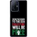 Miniatyrbillede 1 af 3: Xiaomi 11T Pro Gennemsigtig cover Fri Palæstina