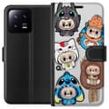Miniatyrbillede 1 af 3: Xiaomi 13 Tegnebogsetui Labubu figur samling - Pop Mart Labubu The Monsters i farverigt design