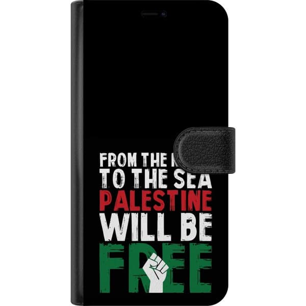Xiaomi 13 Plånboksfodral Free Palestine – politiskt statement med kraftfullt grafiskt uttryck