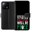 Miniatyrbild 1 av 3: Xiaomi 13 Plånboksfodral Free Palestine – politiskt statement med kraftfullt grafiskt uttryck