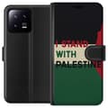 Miniatyrbild 1 av 3: Xiaomi 13 Plånboksfodral Stand with Palestine – solidaritetsdesign med starkt budskap
