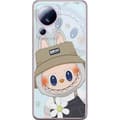 Pikkukuva 1 / 3: Xiaomi 13 Lite Läpinäkyvä kuori Labubu hattuineen - Pop Mart -hahmo Mr. Butcher retrotyylillä ja luonteella