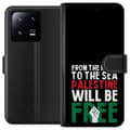 Miniatyrbild 1 av 3: Xiaomi 13 Pro Plånboksfodral Free Palestine – politiskt statement med kraftfullt grafiskt uttryck