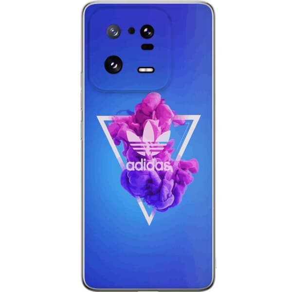 Xiaomi 13 Pro Genomskinligt Skal Adidas-inspirerad blå design – sportigt motiv med retrovibe i blå toner