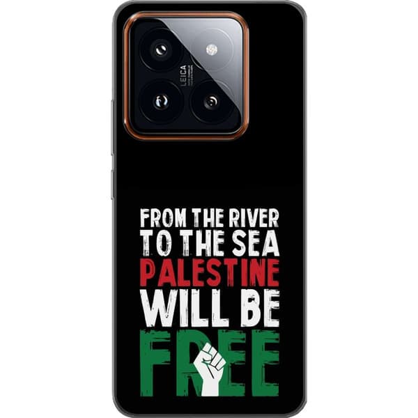 Xiaomi 14 Pro Gjennomsiktig deksel Fri Palestina