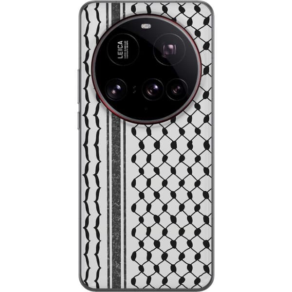 Xiaomi 15 Ultra Gjennomsiktig deksel Palestinsk mønster - inspirert av tradisjonell stil keffiyeh-stoff