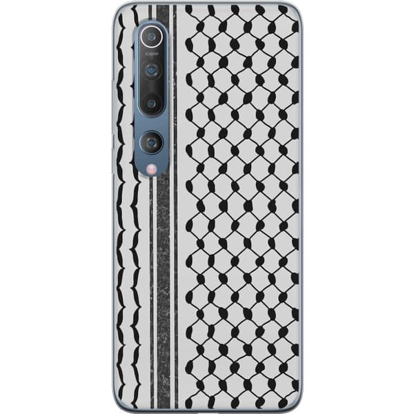 Xiaomi Mi 10 5G Gjennomsiktig deksel Palestinsk mønster - inspirert av tradisjonell stil keffiyeh-stoff